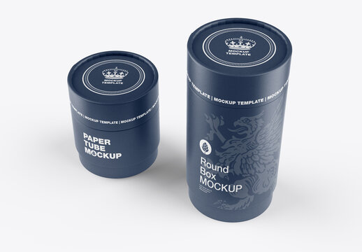 Kraft Tubes Mockup