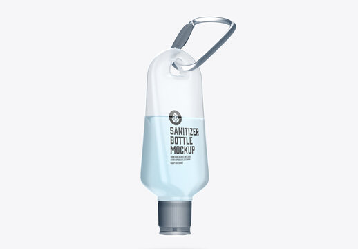 Sanitizer Bottle Mockup