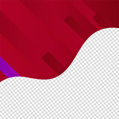 Modern Bloob transparant red colorful sale post design template background