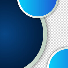 Wave transparant blue colorful sale post design template background