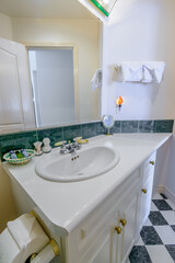 Fragment of a luxury bathroom