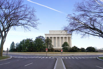 Fototapeta na wymiar Abraham Lincoln Memorial in Washington DC, United States of America
