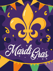 mardi gras carnival card - obrazy, fototapety, plakaty