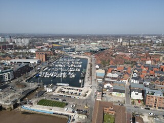 Fototapeta na wymiar Kingston upon Hull skyline