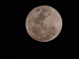 full moon in the night sky