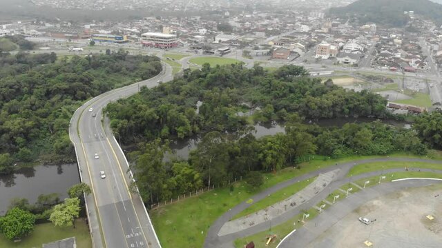 Drone aerial view
