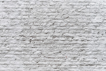  Painted white brick wall surface background