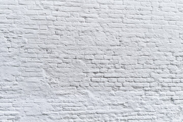  Painted white brick wall surface background