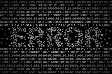 ERROR word composed from 0 and 1 digits among ordered binary code