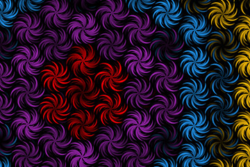 Beautiful colour PATTERN design  OF batik ethnic traditional flower floral   illustration for wallpaper background ads or presentation template