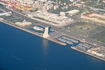 An Aerial view of the city Lisbon, Portugal