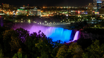 Fototapeta premium Niagara Fall City Lights
