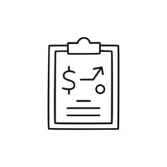 Tactics Icon  in black line style icon, style isolated on white background