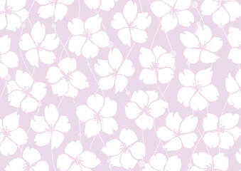 桜の花の背景素材