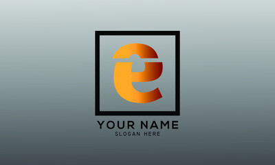 Letter e Professional logo for all kinds of business