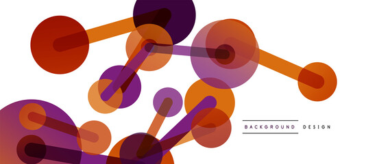 Network concept abstract background. Dots connection. Big data idea. Business template for wallpaper, banner, background or landing