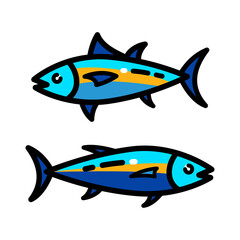 Tuna simple vector icon