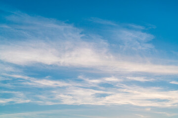 blue sky with white clouds for background.