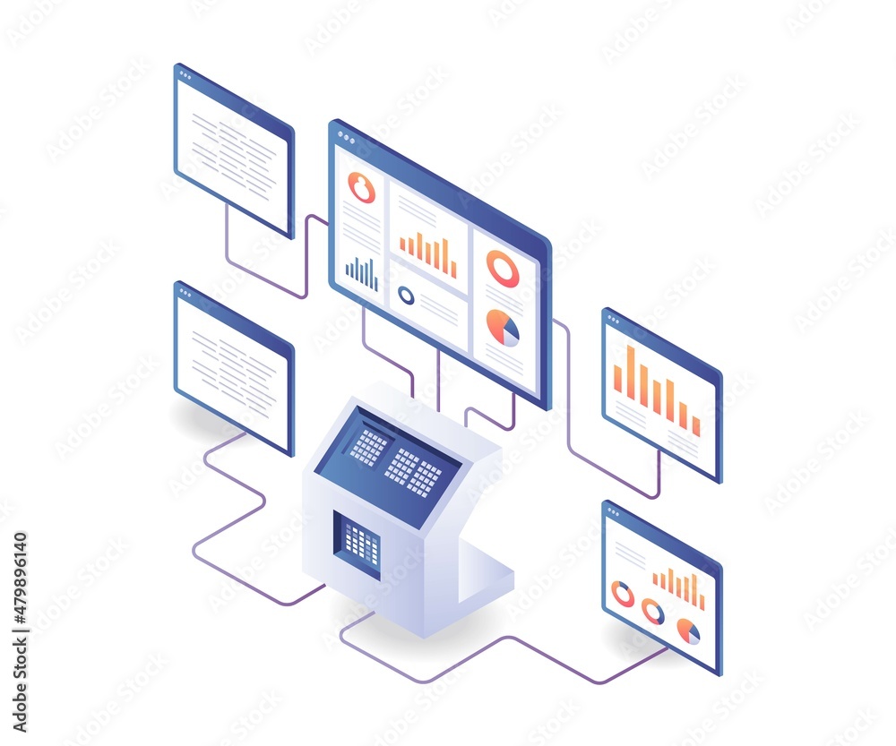 Poster Server data security analysis monitor button