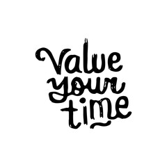 hand drawn lettering inspirational and motivational quote
