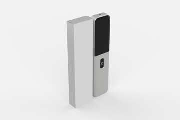 Non Contact Digital Clinical Forehead Thermometer for Adults, Kids, and Babies. 3d illustration