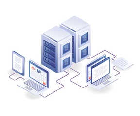 Computer network server data