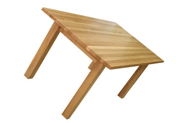 wooden chair isolated on white