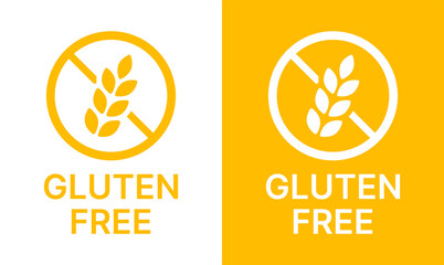 Gluten free icon sign vector design.