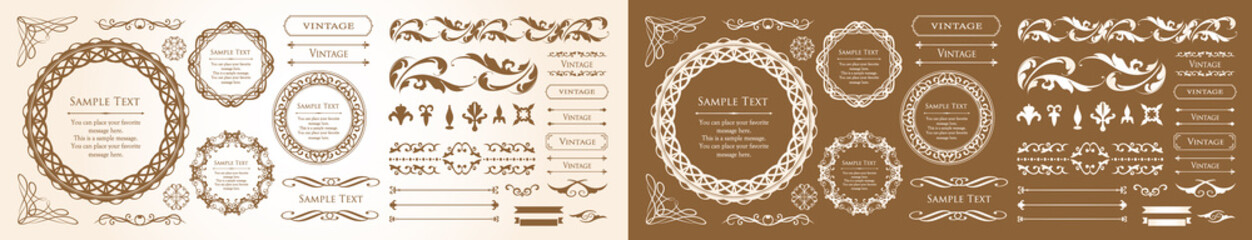 バレンタインデーのフレームデザイン。豪華でエレガントな装飾。アンティーク。ビンテージ。ゴージャス。エレガンス。