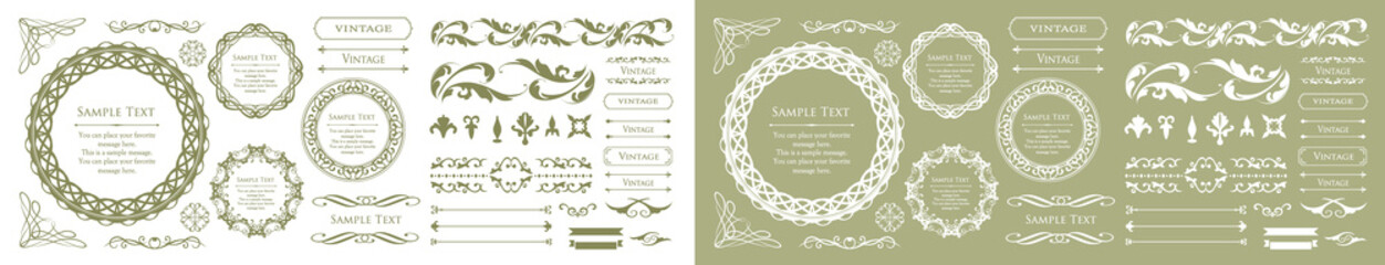 バレンタインデーのフレームデザイン。豪華でエレガントな装飾。アンティーク。ビンテージ。ゴージャス。エレガンス。