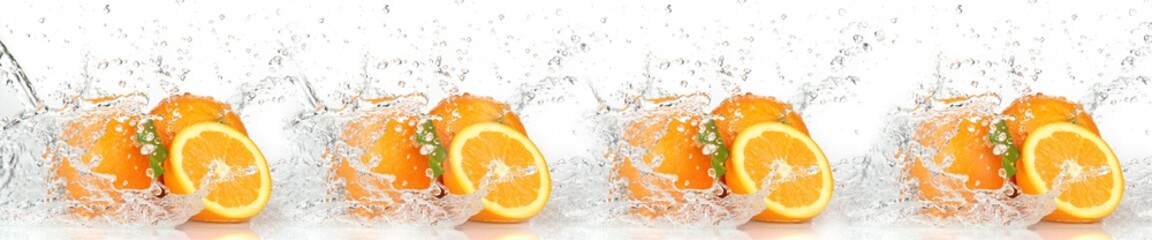 Fototapeta orange in the water obraz