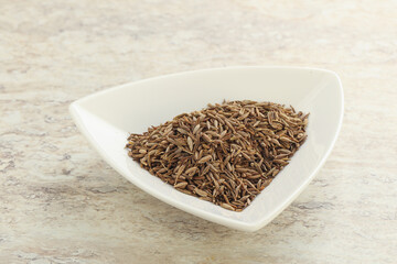 Zira seeds in the bowl