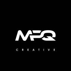 MPQ Letter Initial Logo Design Template Vector Illustration