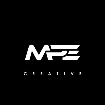 MPE Letter Initial Logo Design Template Vector Illustration
