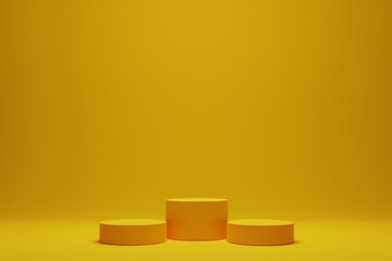 product stand with 3d render podium background