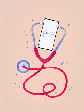 illustration of a stethoscope