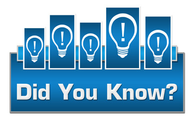 Did You Know Blue Boxes On Top Bulbs 