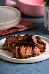 Korean marinated marbled prime short rib
