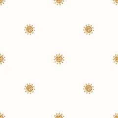 seamless golden sunny from dot glitter pattern background , wink vector pattern