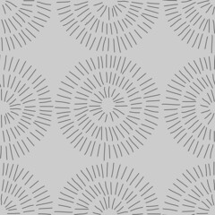 Trendy minimalist seamless pattern with abstract creative hand drawn composition