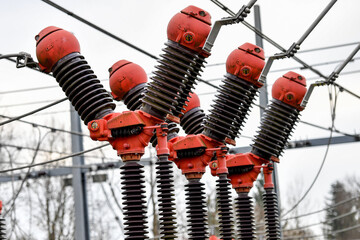 AUT, Strommast, Stromleitung, Stromleitungen, Strom, Umspannwerk, Stromausfall