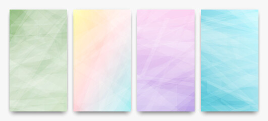 Naklejka premium Modern colorful gradient background with lines