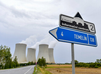 CZE, AKW Temelin, Kernkraftwerk, Tschechische Republik
