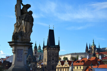 Fototapeta na wymiar Beautiful center of Prague, Czech Republic.