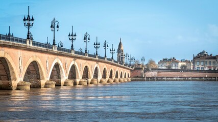 Pont de Pierre, Bordeaux, France 