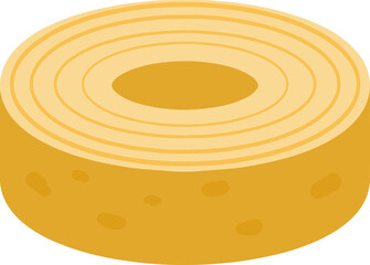 Clip art of baumkuchen sweet