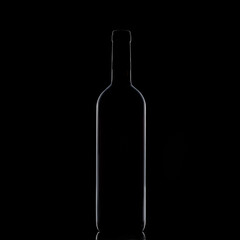 Bottiglia di vino nera