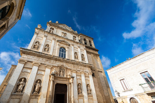 Chiesa madre di mesagne, puglia, italia