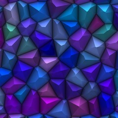 Blue abstract background with triangles