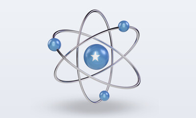 3d science day Somalia flag rendering front view